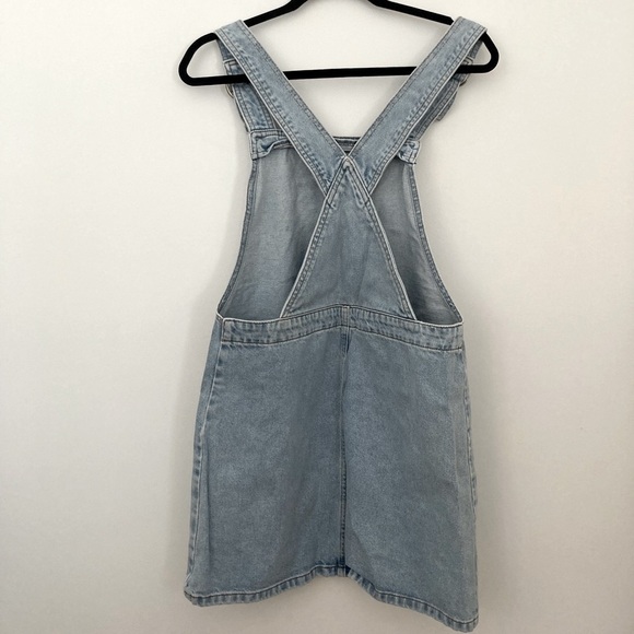 TopShop Denim Overall Dress - Picture 2 of 3
